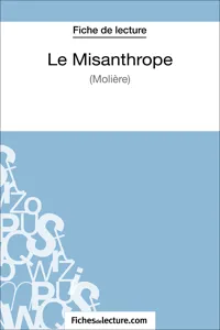 Le misanthrope de Molière_cover