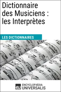 Dictionnaire des Musiciens : les Interprètes_cover