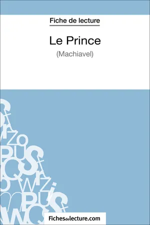 Le Prince de Machiavel (Fiche de lecture)