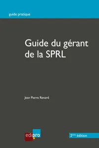 Le guide du gérant de la SPRL_cover