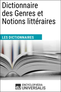 Dictionnaire des Genres et Notions littéraires_cover