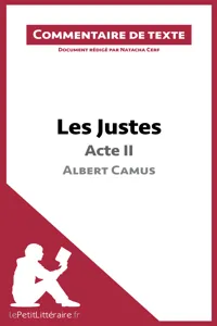 Les Justes de Camus - Acte I_cover