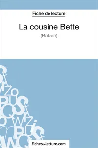 La cousine Bette de Balzac_cover