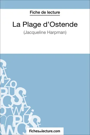 La Plage d'Ostende de Jacqueline Harpman (Fiche de lecture)