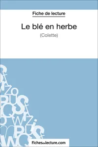 Le blé en herbe de Colette_cover