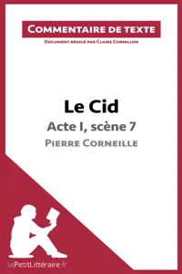 Le Cid - Acte I, scène 7 - Pierre Corneille_cover