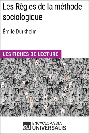 Les Règles de la méthode sociologique d'Émile Durkheim