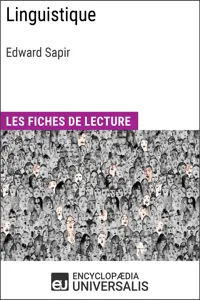 Linguistique d'Edward Sapir_cover