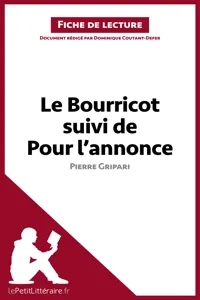 Le Bourricot suivi de Pour l'annonce de Pierre Gripari_cover