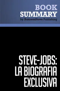 Resumen: Steve Jobs: La Biografía exclusiva - Walter Isaacson_cover