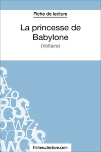 La princesse de Babylone_cover