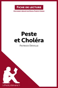 Peste et Choléra de Patrick Deville_cover