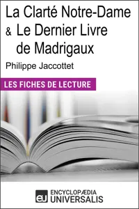 La Clarté Notre-Dame et Le Dernier Livre de Madrigaux de Philippe Jaccottet_cover