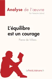 L'équilibre est un courage de Pierre de Villiers_cover