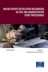 Online dispute resolution mechanisms in civil and administrative court proceedings_cover