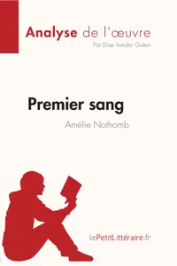 Premier sang d'Amélie Nothomb_cover