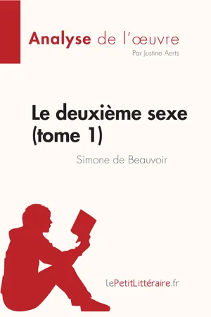 Le deuxième sexe (tome 1) de Simone de Beauvoir (Analyse de l'œuvre)