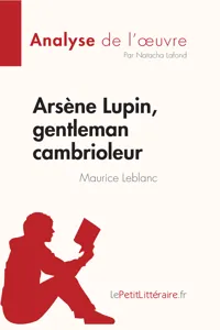 Arsène Lupin, gentleman cambrioleur de Maurice Leblanc_cover