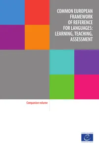 Common European Framework of Reference for Languages: Learning, Teaching, assessment_cover