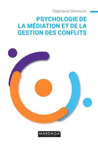 Psychologie de la médiation et de la gestion des conflits_cover