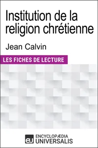 Institution de la religion chrétienne de Jean Calvin_cover