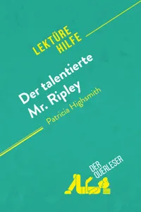 Der talentierte Mr. Ripley von Patricia Highsmith_cover