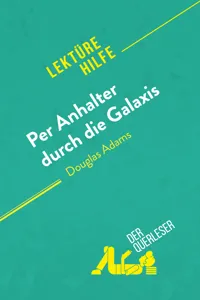 Per Anhalter durch die Galaxis von Douglas Adams_cover