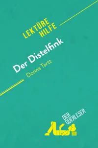 Der Distelfink von Donna Tartt_cover