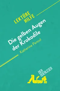 Die gelben Augen der Krokodile von Katherine Pancol_cover