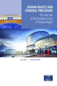 Human rights and criminal procedure_cover