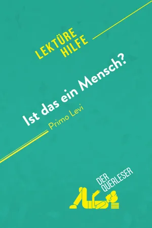 Ist das ein Mensch? von Primo Levi (Lektürehilfe)