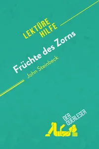 Früchte des Zorns von John Steinbeck_cover