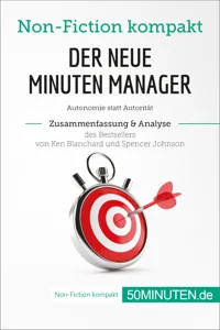 Der neue Minuten Manager. Zusammenfassung & Analyse des Bestsellers von Ken Blanchard und Spencer Johnson_cover