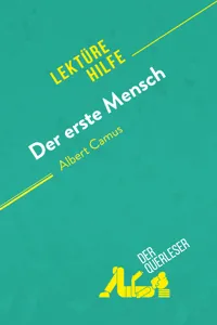 Der erste Mensch von Albert Camus_cover