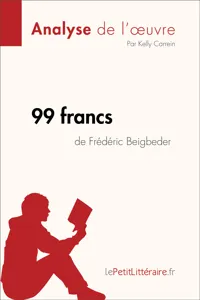 99 francs de Frédéric Beigbeder_cover