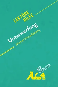 Unterwerfung von Michel Houellebecq_cover