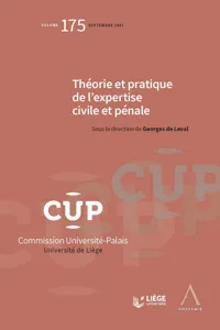 Théorie et pratique de l'expertise civile et pénale_cover