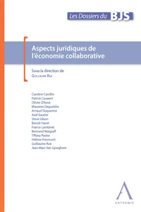 Aspects juridiques de l'économie collaborative_cover