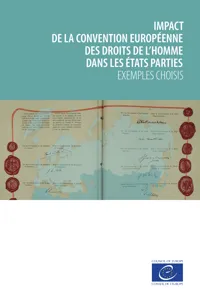 Impact de la Convention européenne des droits de l'homme dans les États parties_cover