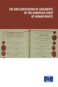 The implementation of judgments of the European Court of Human Rights_cover