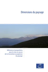 Dimensions du paysage_cover