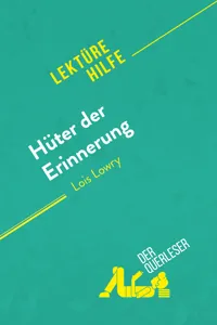 Hüter der Erinnerung von Lois Lowry_cover