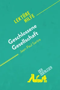 Geschlossene Gesellschaft von Jean-Paul Sartre_cover