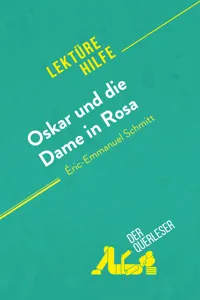 Oskar und die Dame in Rosa von Éric-Emmanuel Schmitt_cover