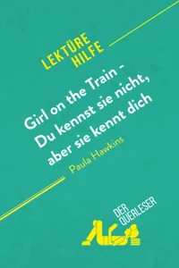 Girl on the Train - Du kennst sie nicht, aber sie kennt dich von Paula Hawkins_cover