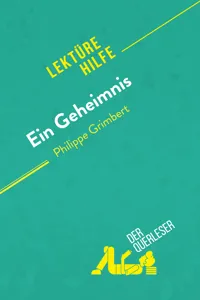 Ein Geheimnis von Philippe Grimbert_cover