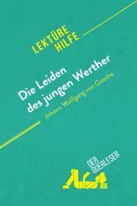 Die Leiden des jungen Werther von Johann Wolfgang von Goethe_cover