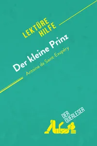 Der kleine Prinz von Antoine de Saint-Exupéry_cover