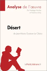 Désert de Jean-Marie Gustave Le Clézio_cover