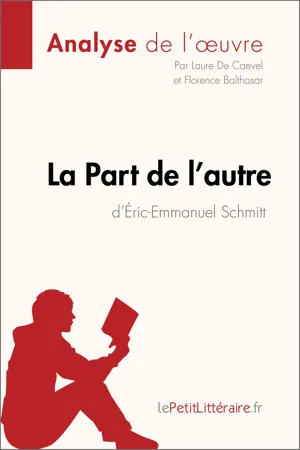 La Part de l'autre d'Éric-Emmanuel Schmitt (Analyse de l'oeuvre)